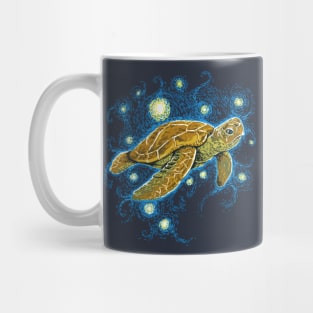 Starry Night Turtle Mug
